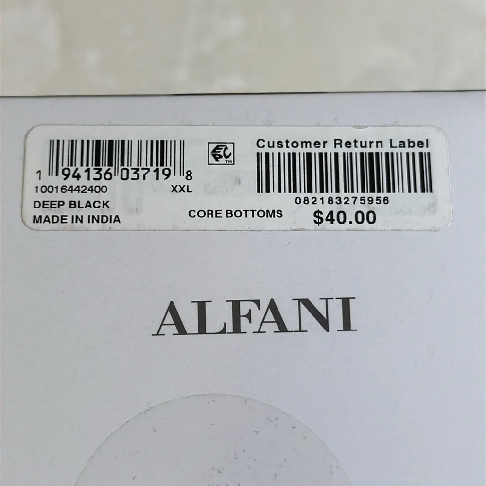 Alfani Men's Black Moisture Wicking Briefs - 4 Pack- XXL - Picture 5 of 7
